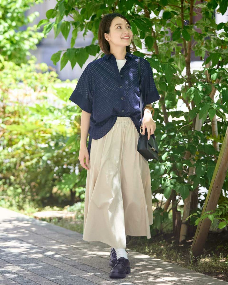 ドルマン袖ブラウス