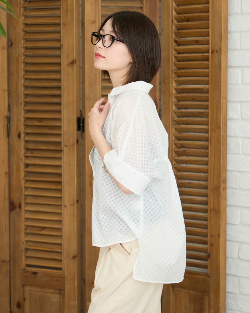 ドルマン袖ブラウス