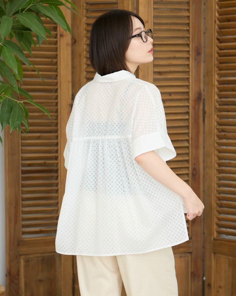 ドルマン袖ブラウス