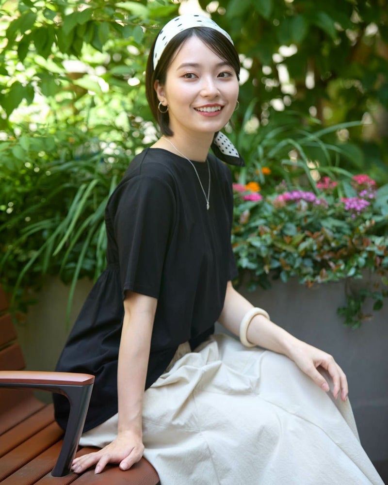 バックシャーリングTシャツ