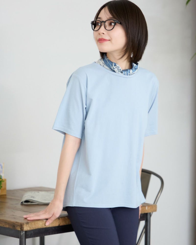 バックシャーリングTシャツ