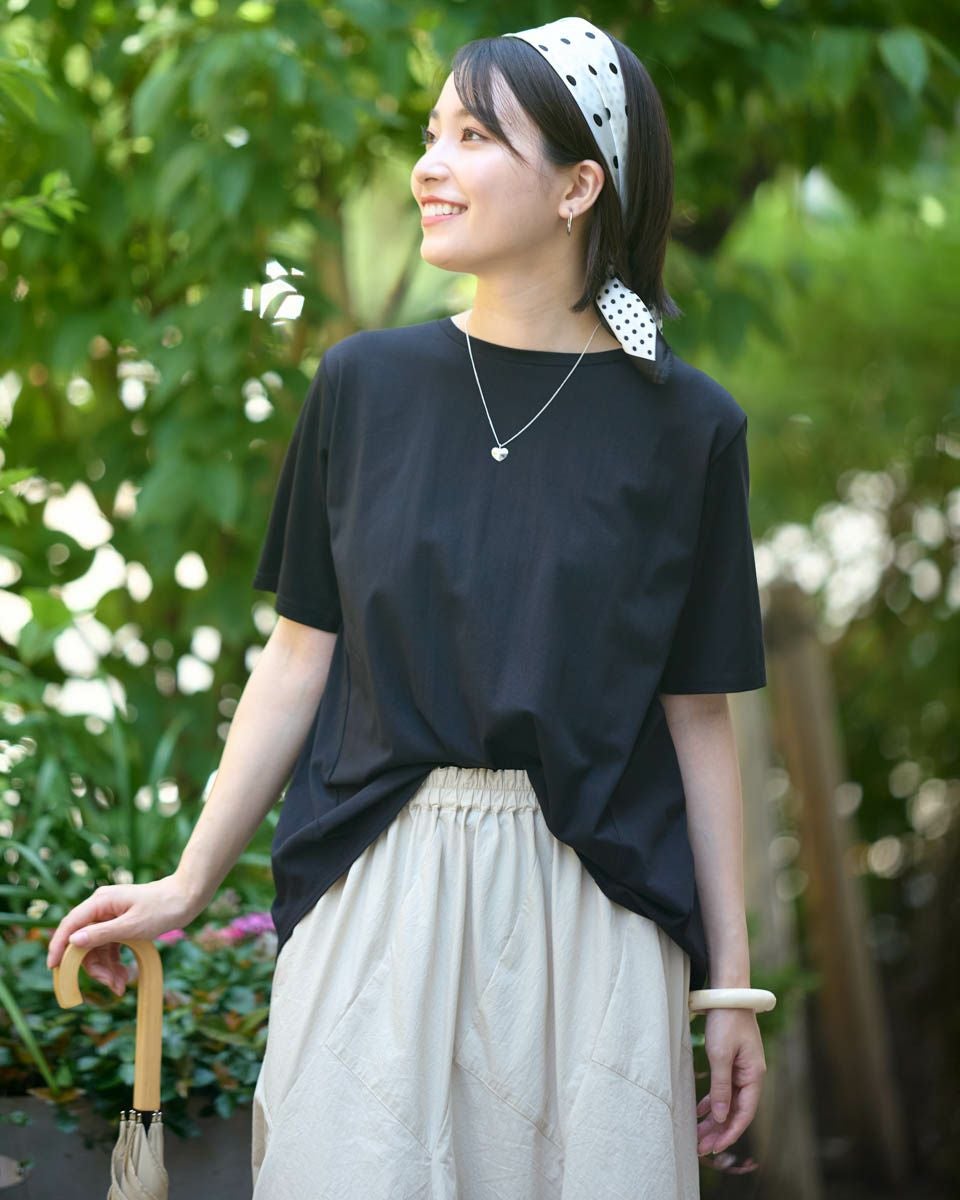 バックシャーリングTシャツ