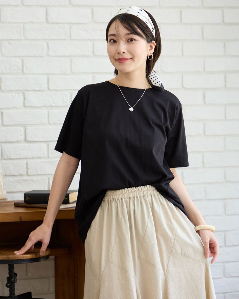 バックシャーリングTシャツ