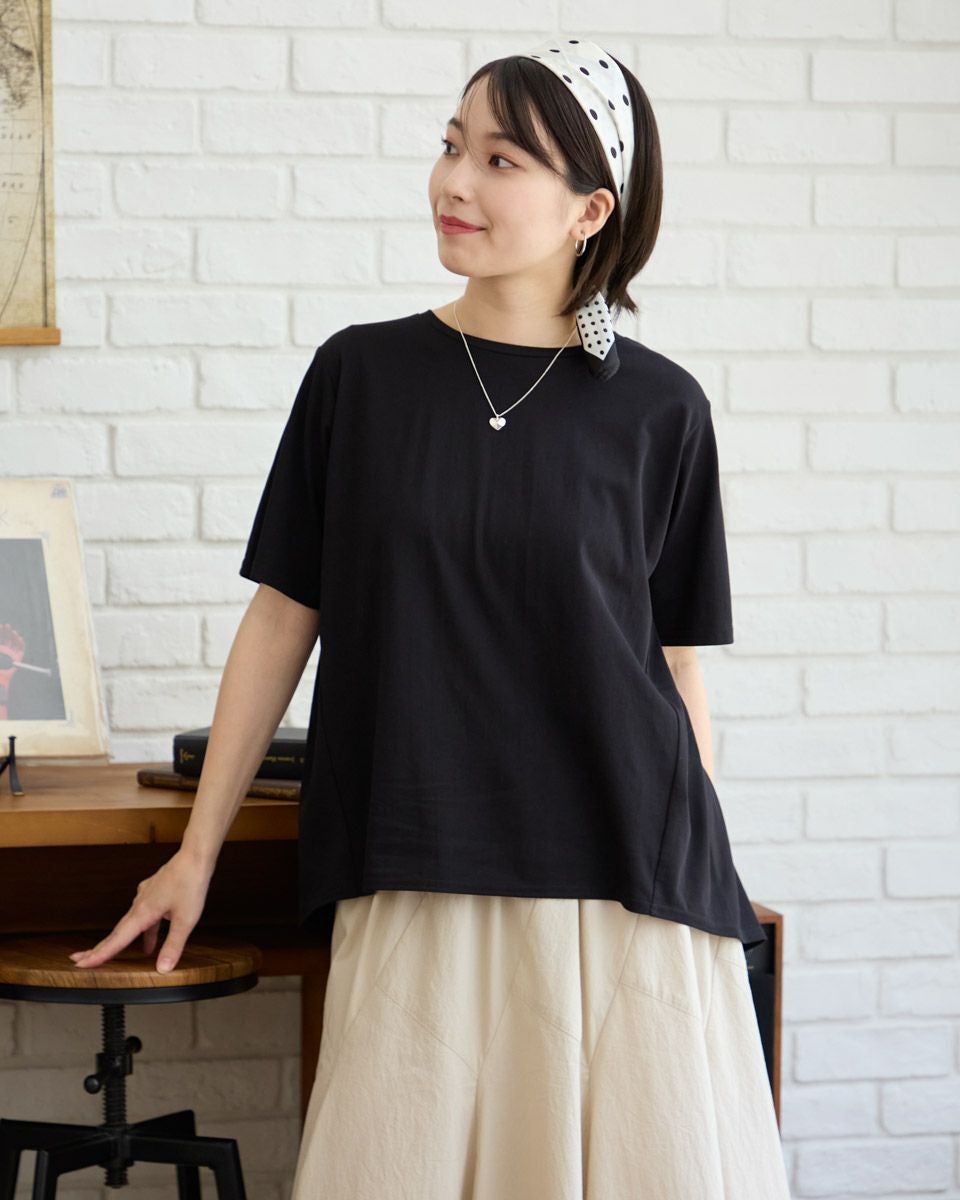 バックシャーリングTシャツ