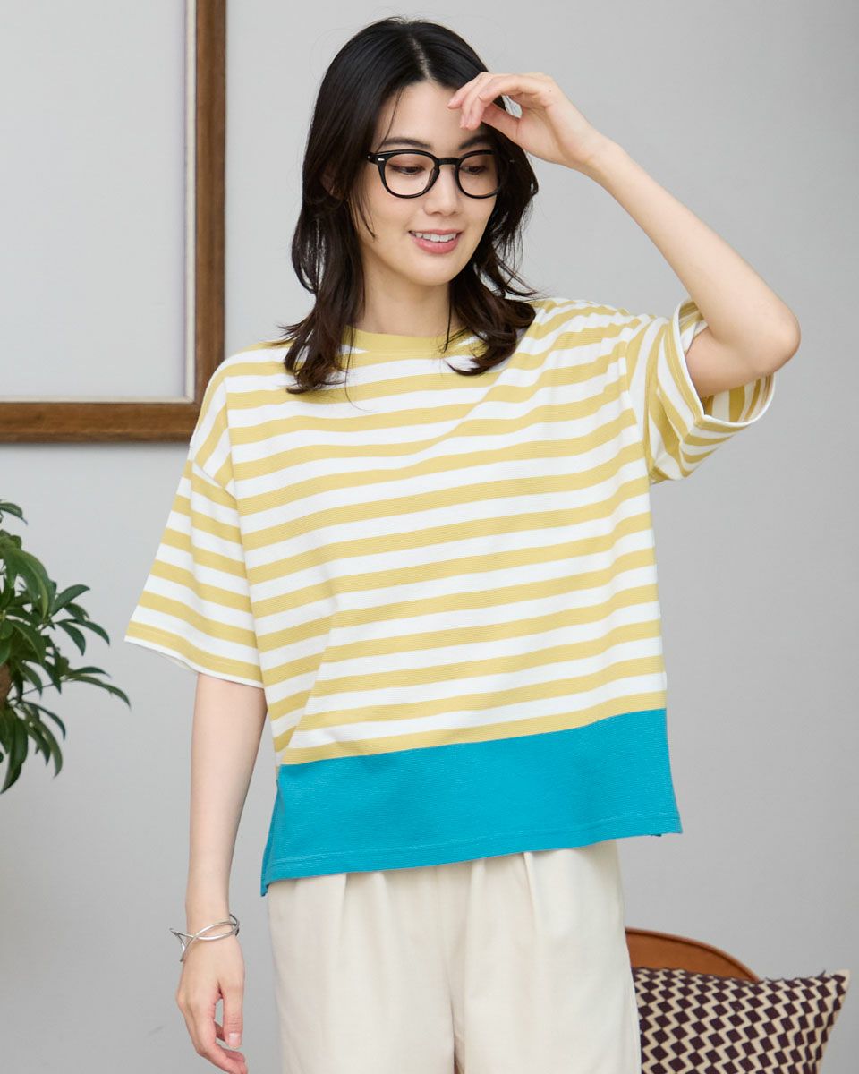 Golden BearパネルボーダーTシャツ | ゴールデンベアストア