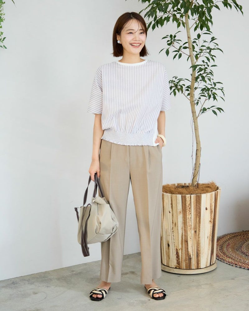 シャーリング使いプルオーバー