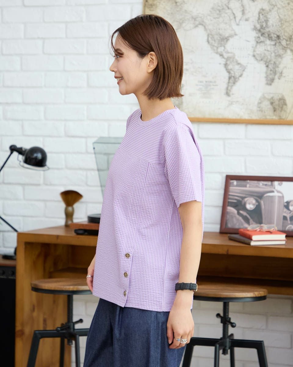QUEEN SIZEシアサッカーTシャツ | ゴールデンベアストア
