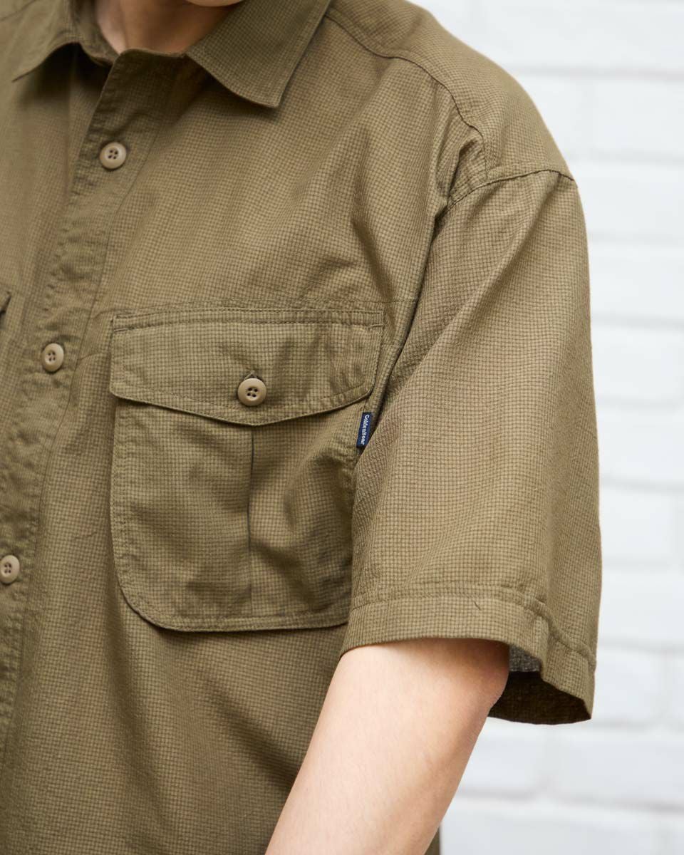 半袖オーバーシャツ