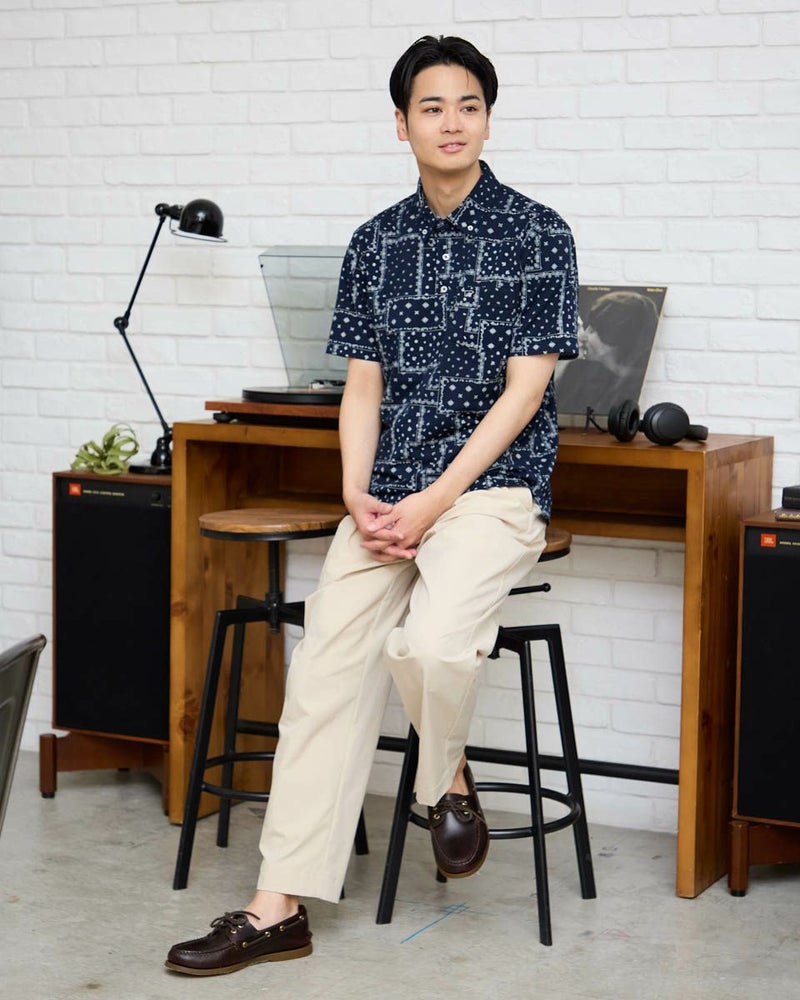 プリントポロシャツ