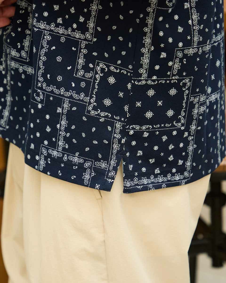 プリントポロシャツ