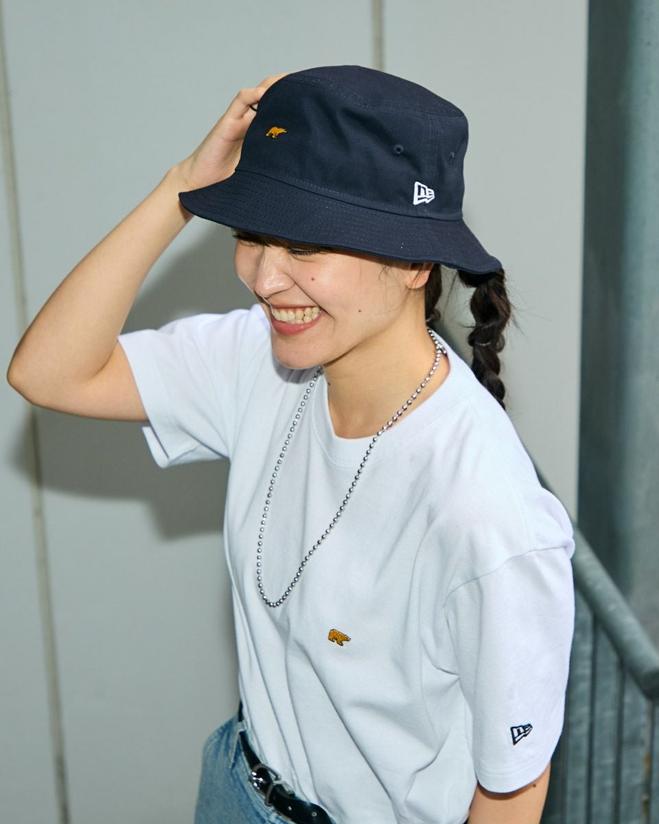 た*や様 ココマーク ゴールドプレーテッド ストラス クリップオン コスチューム Golden BearNEW ERA Bucket-01 / コラボレーションハット | ゴールデン
