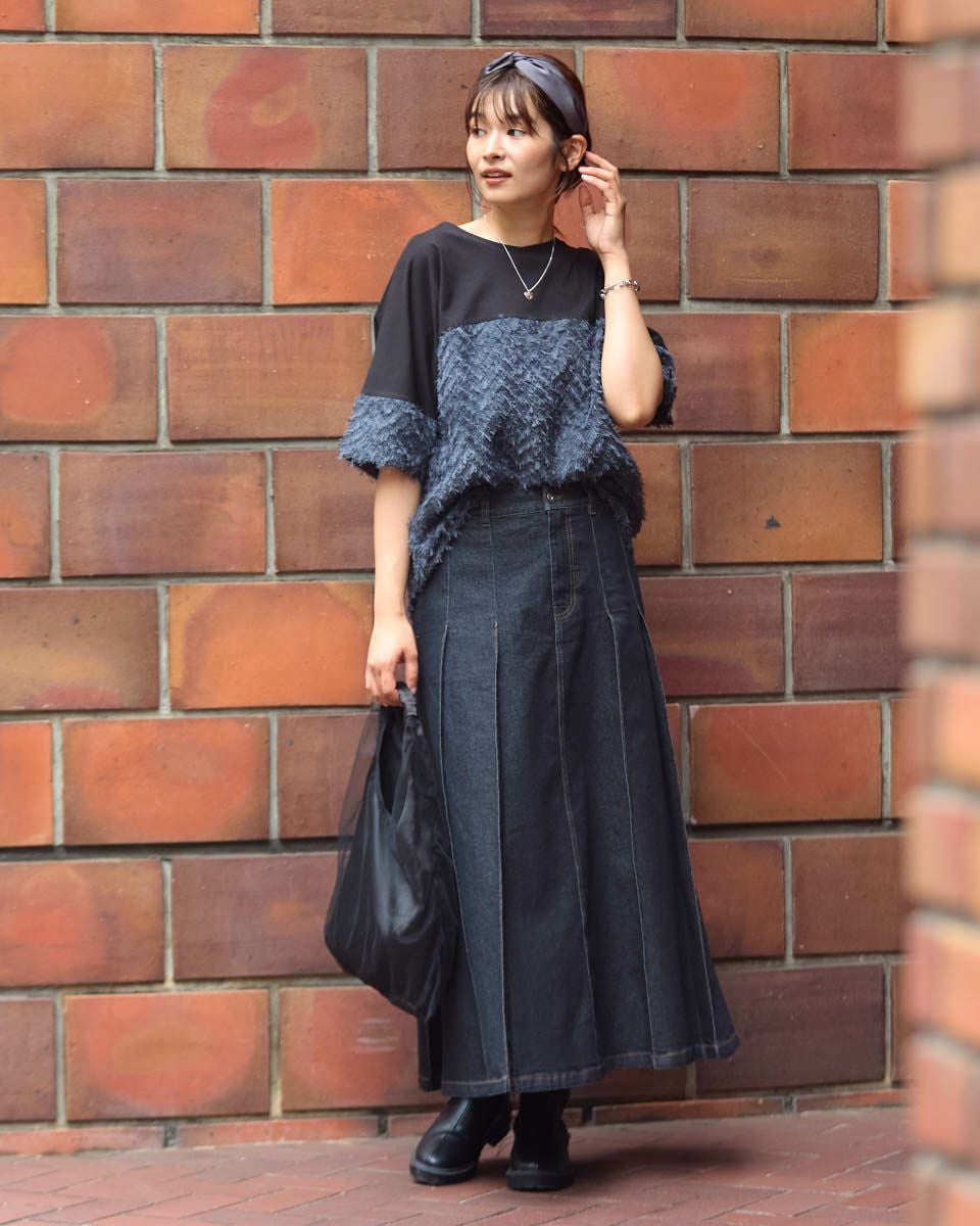 ☆Bel商品☆ White Labelシャギーコンビプルオーバー | ゴールデンベアストア