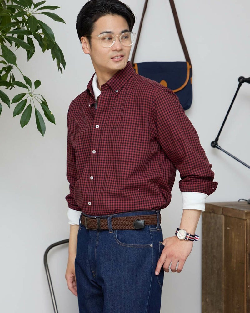 Golden Bearチェックシャツ