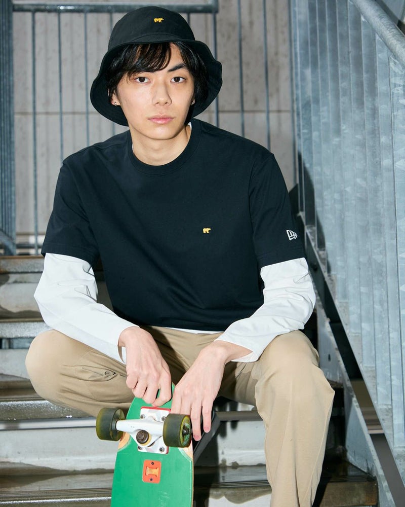 Golden BearNEW ERA® S/S Cotton Tee / コラボレーションTシャツ