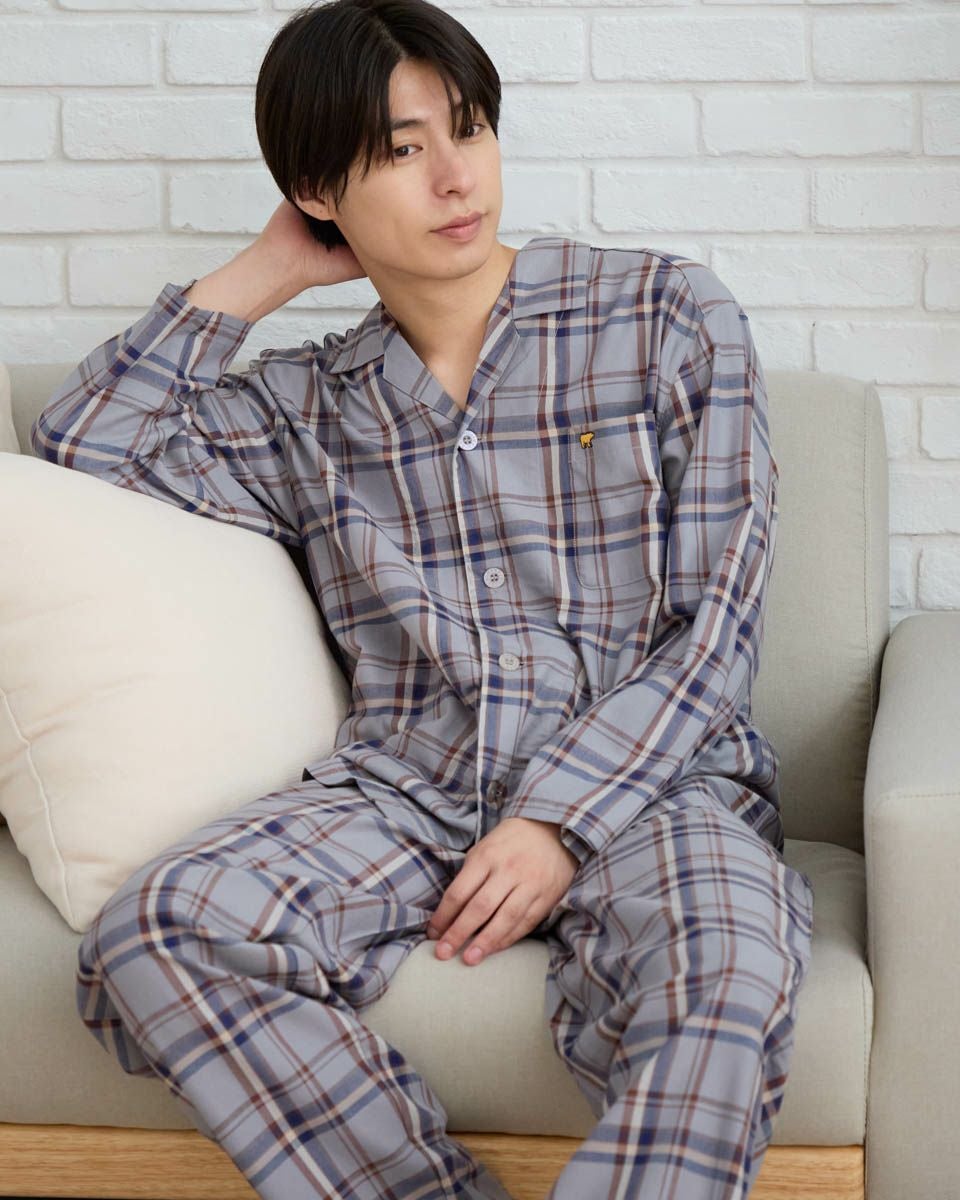Home Wearツイルテーラードパジャマ | ゴールデンベアストア