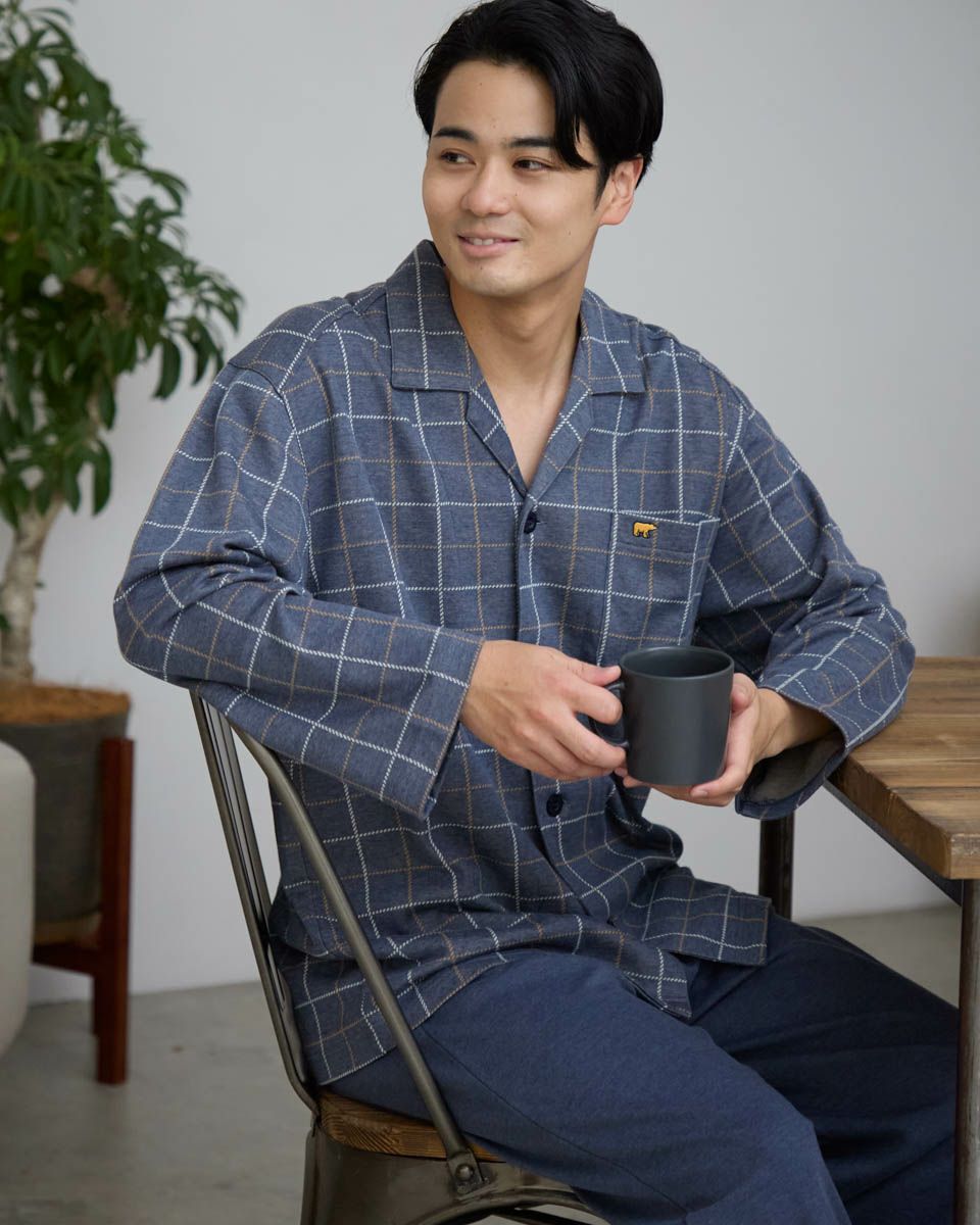 Home WearWジャガードチェックパジャマ | ゴールデンベアストア