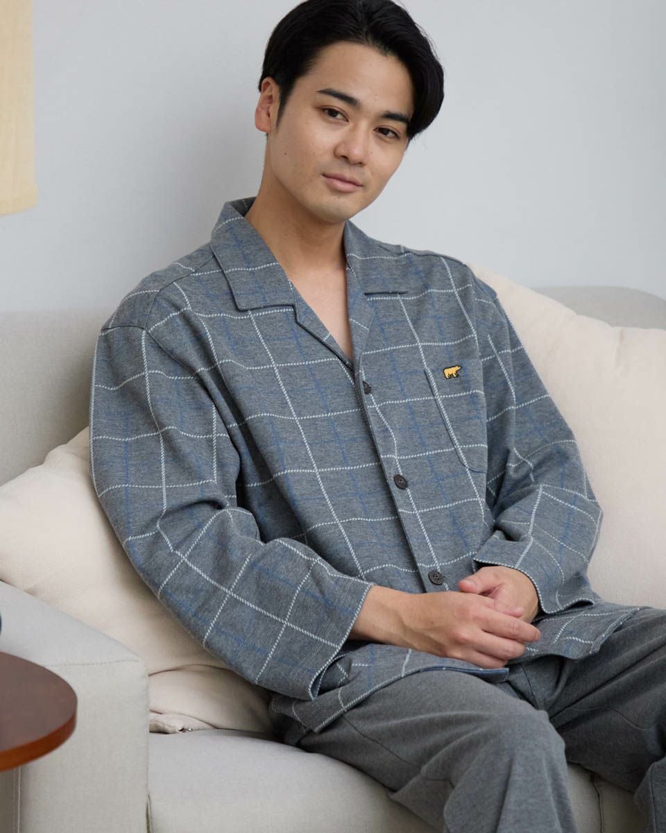 Home WearWジャガードチェックパジャマ | ゴールデンベアストア