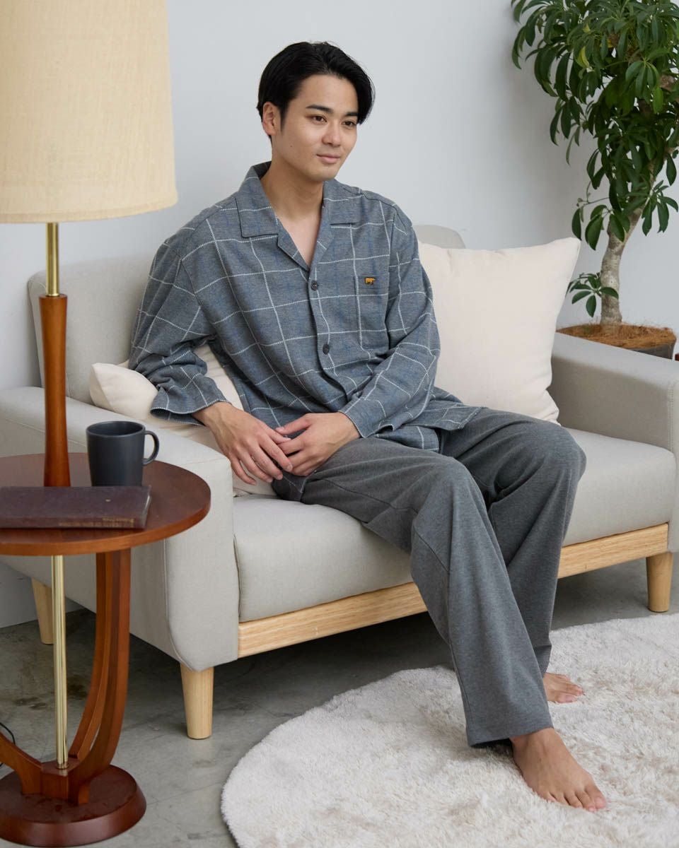 Home WearWジャガードチェックパジャマ | ゴールデンベアストア