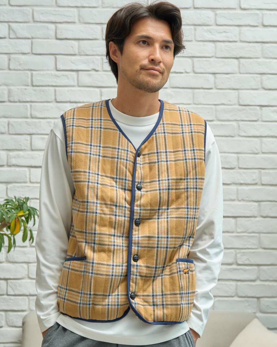 中わたカジュアルベスト