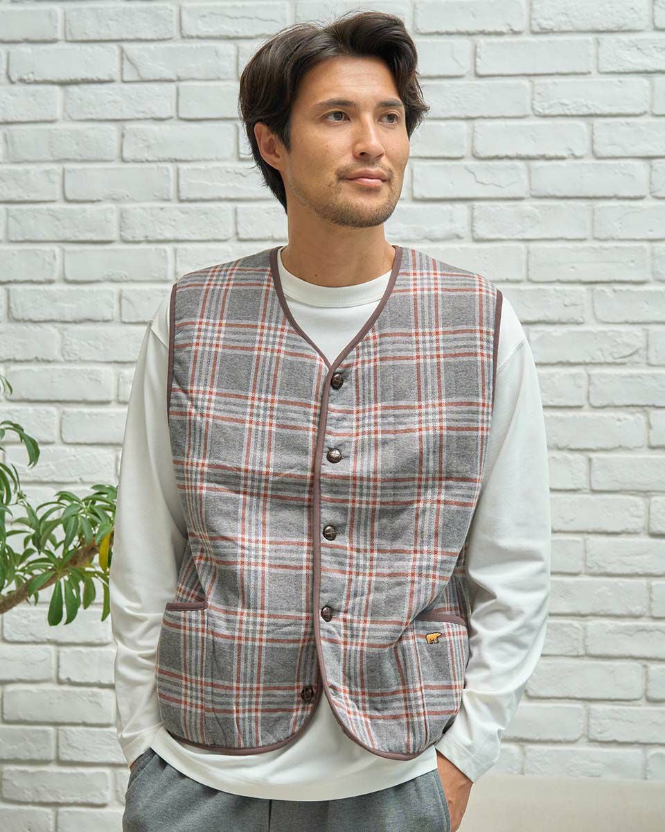 中わたカジュアルベスト