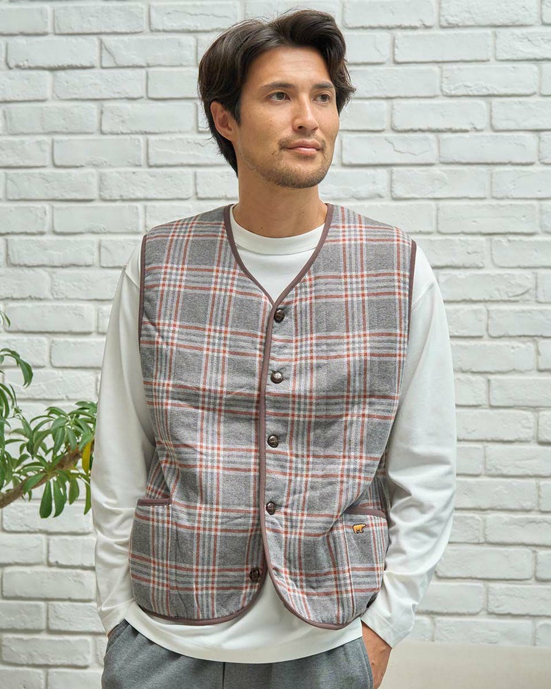 中わたカジュアルベスト