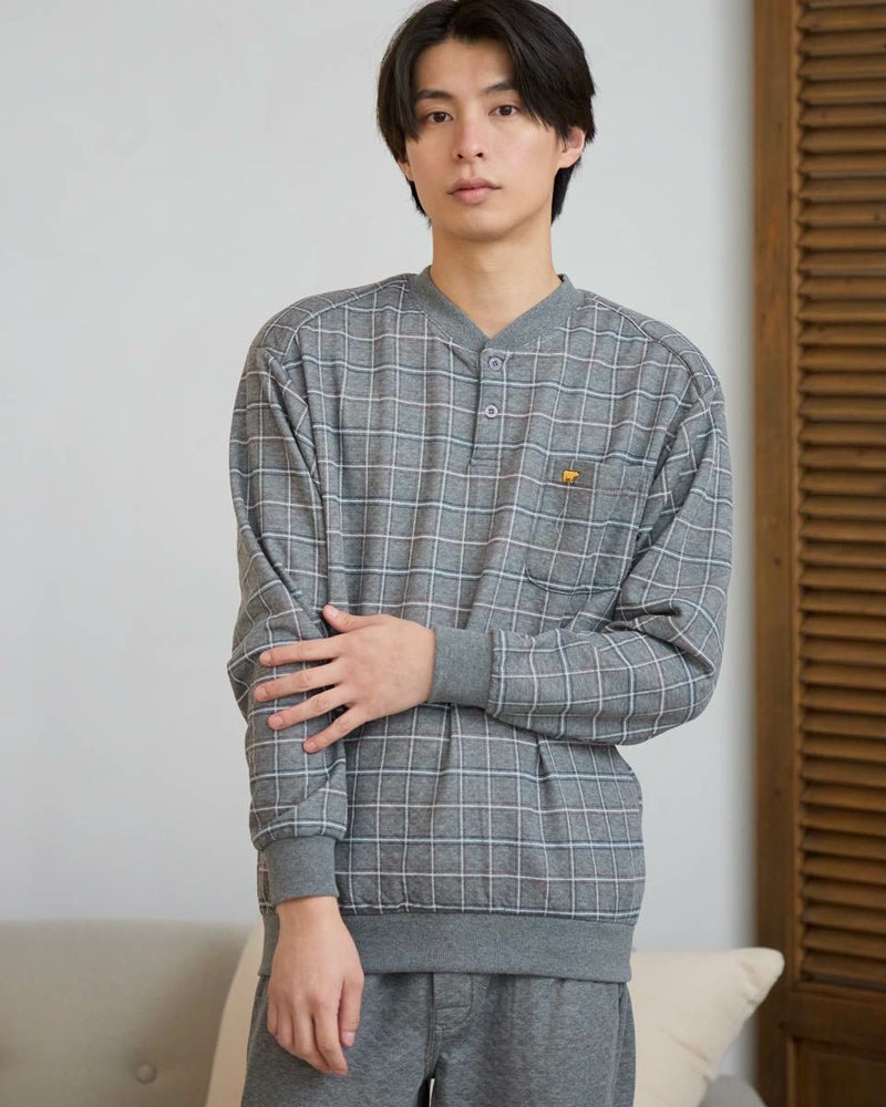 プリント裏起毛パジャマ