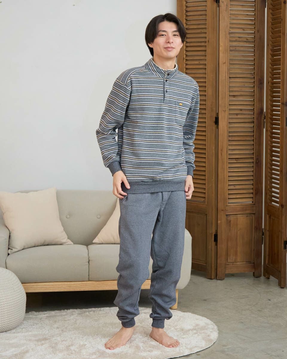 Home Wearハイネック起毛ボーダー | ゴールデンベアストア