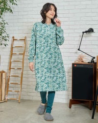 フラワープリントワンピース(レギンス付)