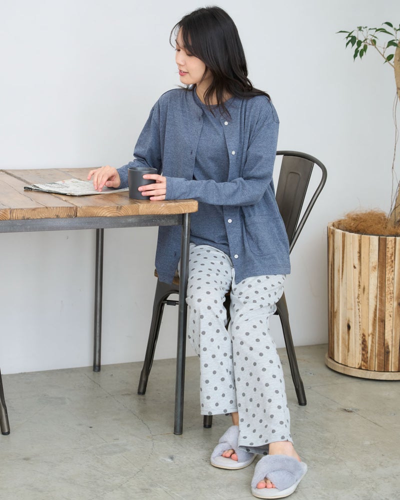 ドット柄アンサンブルパジャマ
