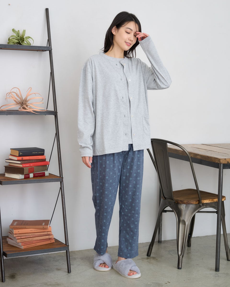 ドット柄アンサンブルパジャマ