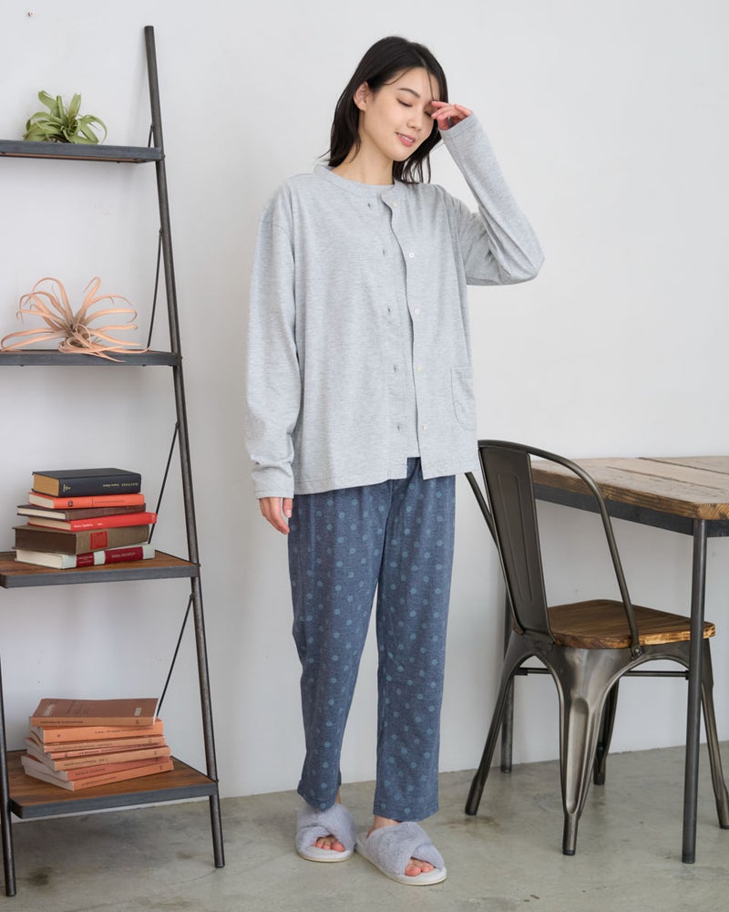 ドット柄アンサンブルパジャマ