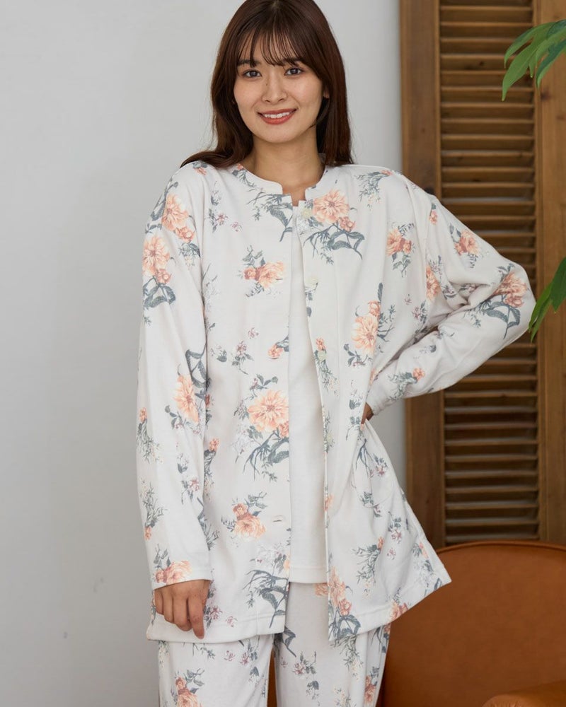 裏起毛アンサンブルパジャマ