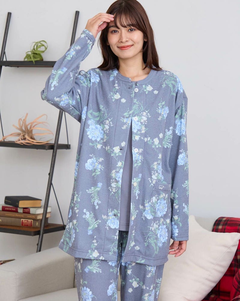 裏起毛アンサンブルパジャマ