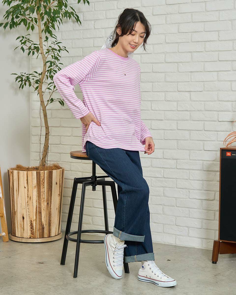 Golden Bear天竺無地・ボーダー長袖Tシャツ | ゴールデンベアストア