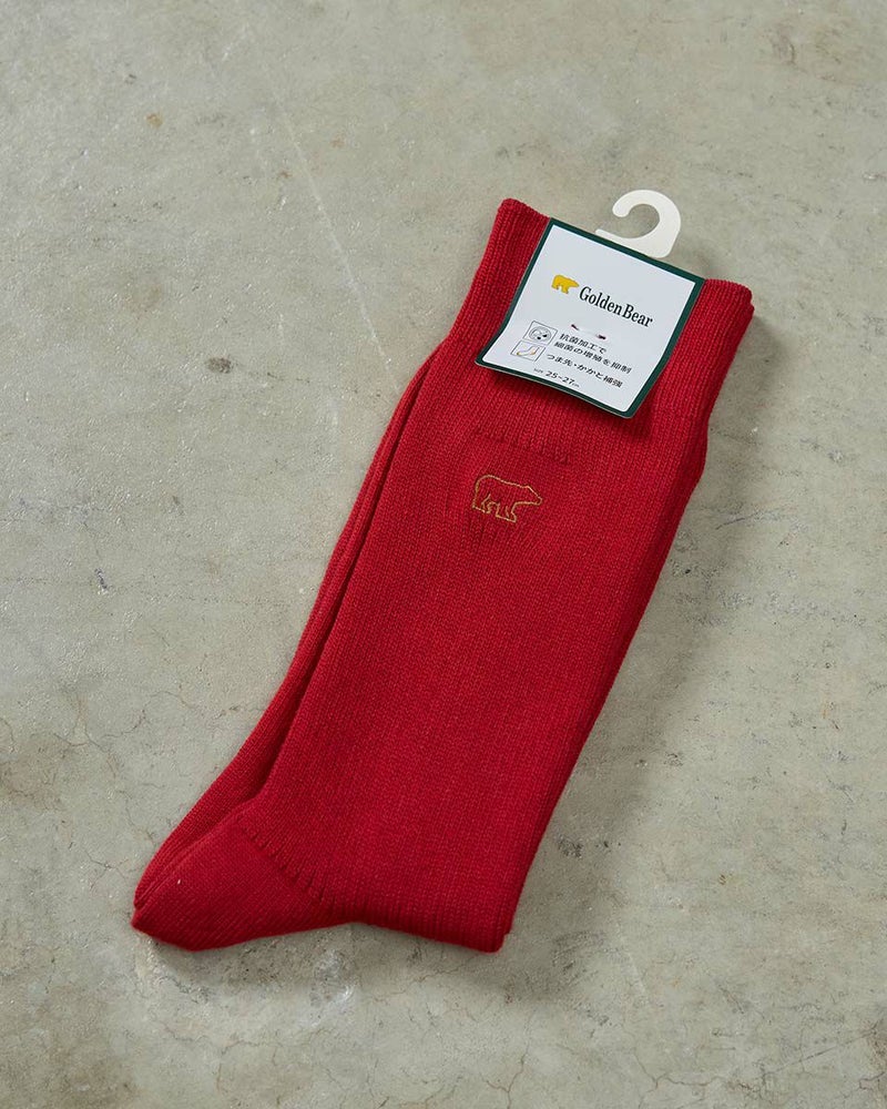 無地カラーソックス