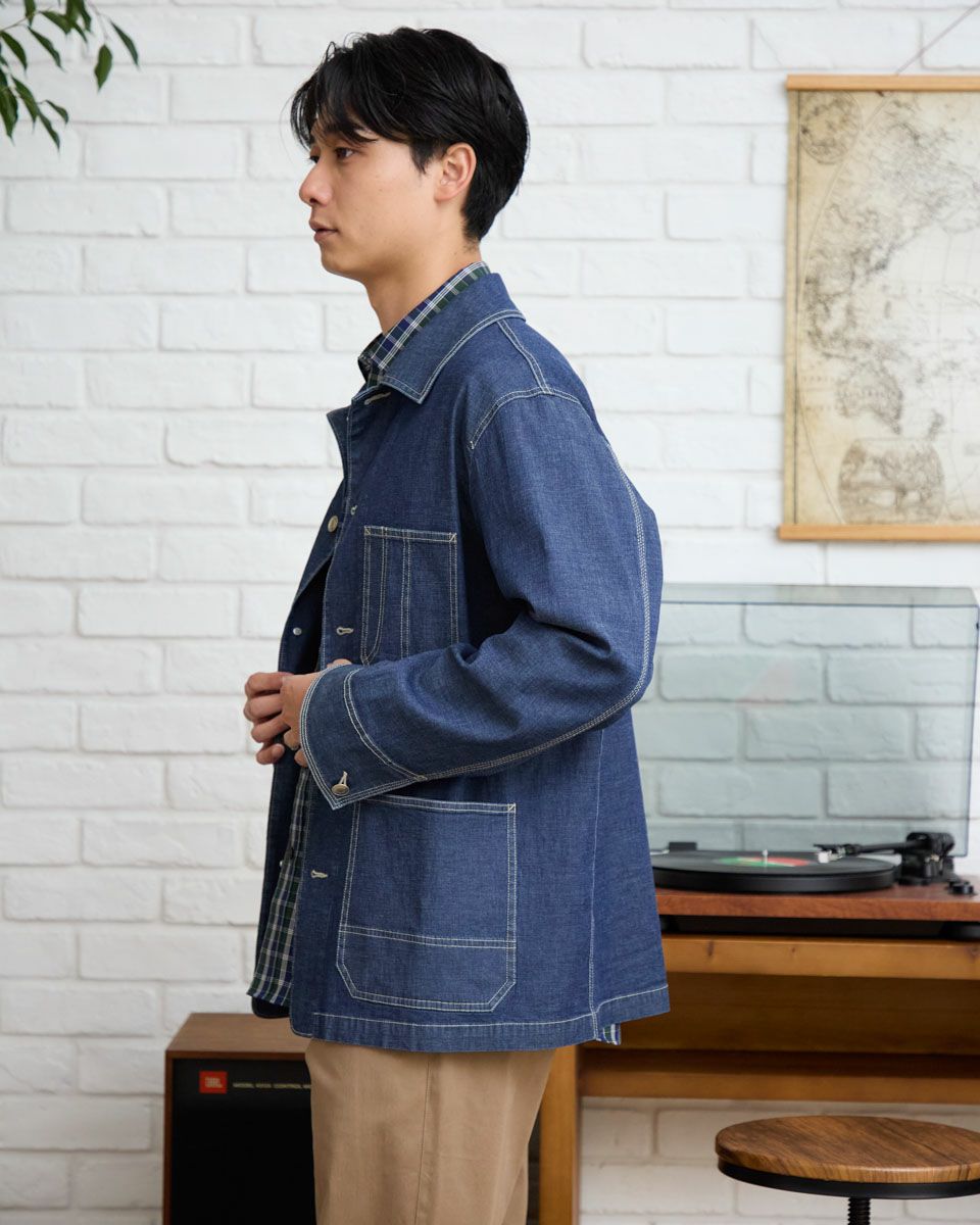 A.P.C. 　日本製　希少　デニム カバーオール ゴールデンサイズ❗️ Golden Bearデニムカバーオール | ゴールデンベアストア
