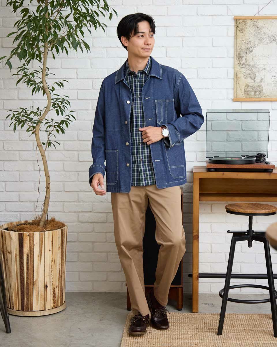 A.P.C. 　日本製　希少　デニム カバーオール ゴールデンサイズ❗️ Golden Bearデニムカバーオール | ゴールデンベアストア