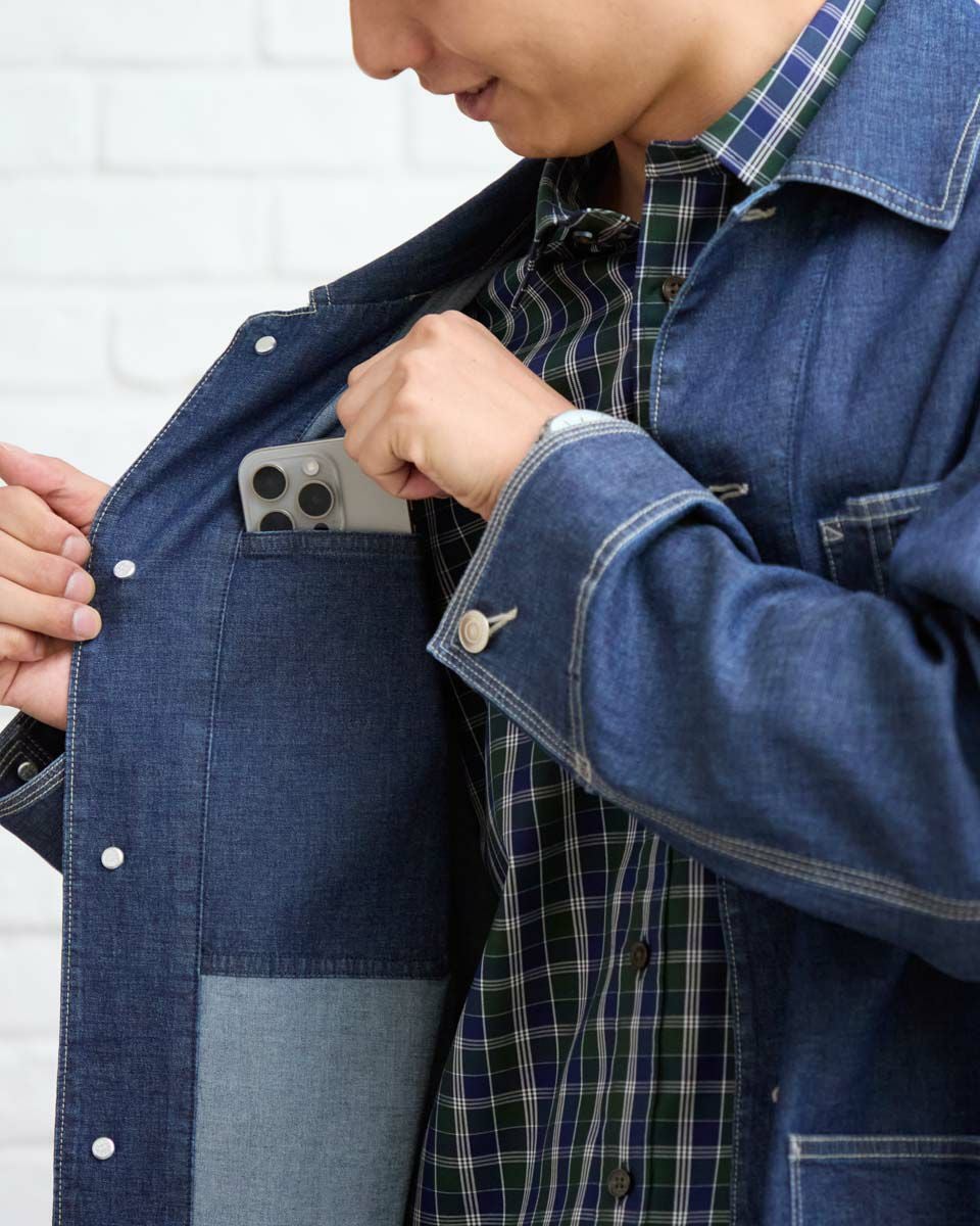 A.P.C. 　日本製　希少　デニム カバーオール ゴールデンサイズ❗️ Golden Bearデニムカバーオール | ゴールデンベアストア
