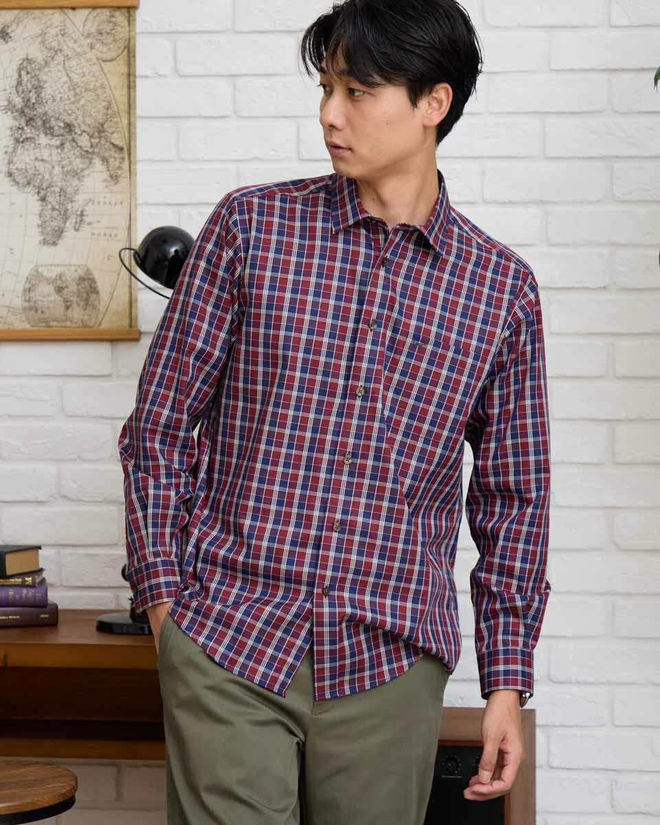 タータンチェックシャツ