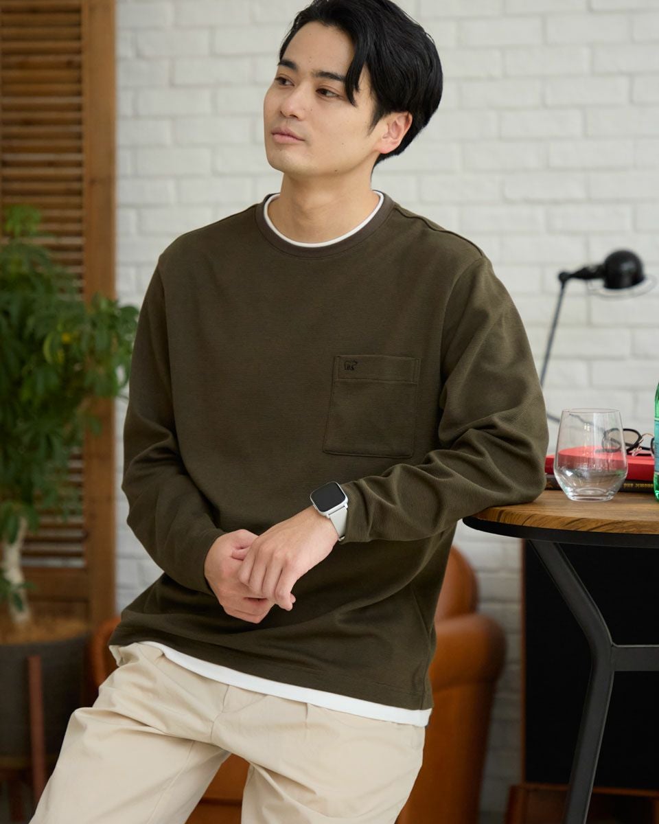 レイヤード長袖Tシャツ