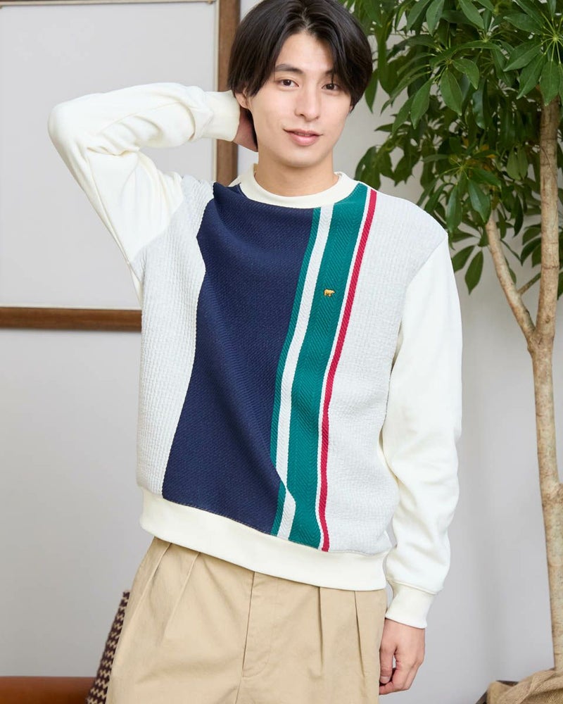 クルーネックスウェット