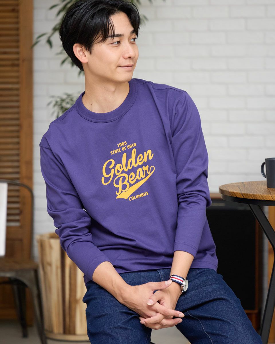 Golden Bearロゴ長袖Tシャツ | ゴールデンベアストア