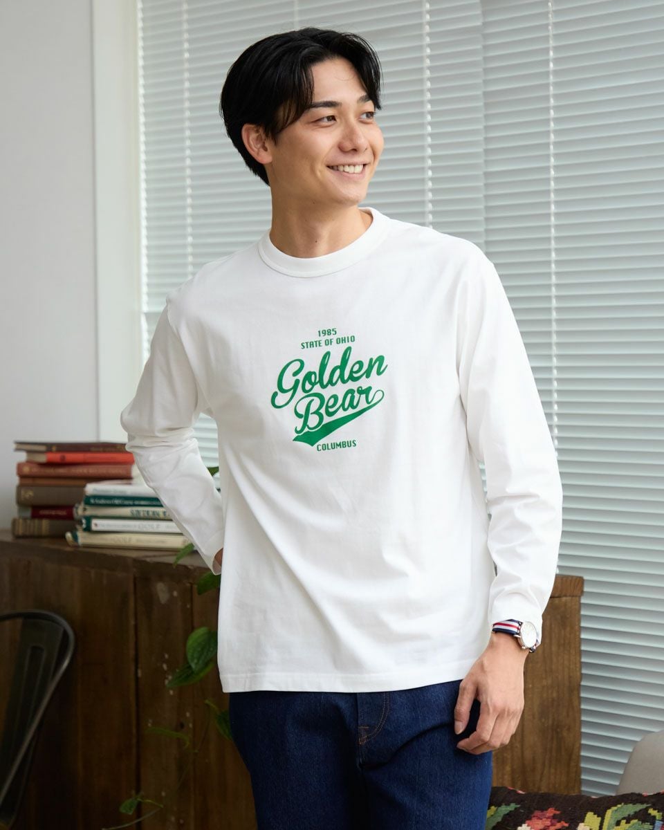 Golden Bearロゴ長袖Tシャツ | ゴールデンベアストア
