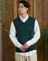 無地Vネックベスト
