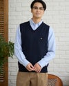 無地Vネックベスト