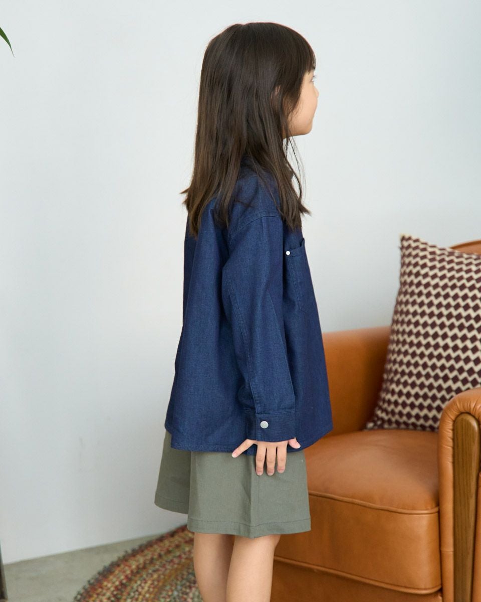 【BLUE LABEL】ミニキュロット金色バックル付き GIRLSキュロット | ゴールデンベアストア