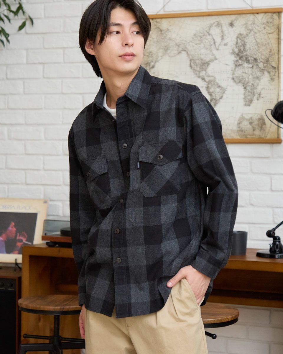 バッファローチェックシャツ