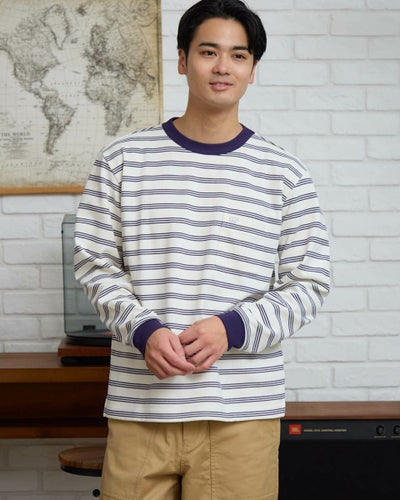 ボーダー長袖Tシャツ