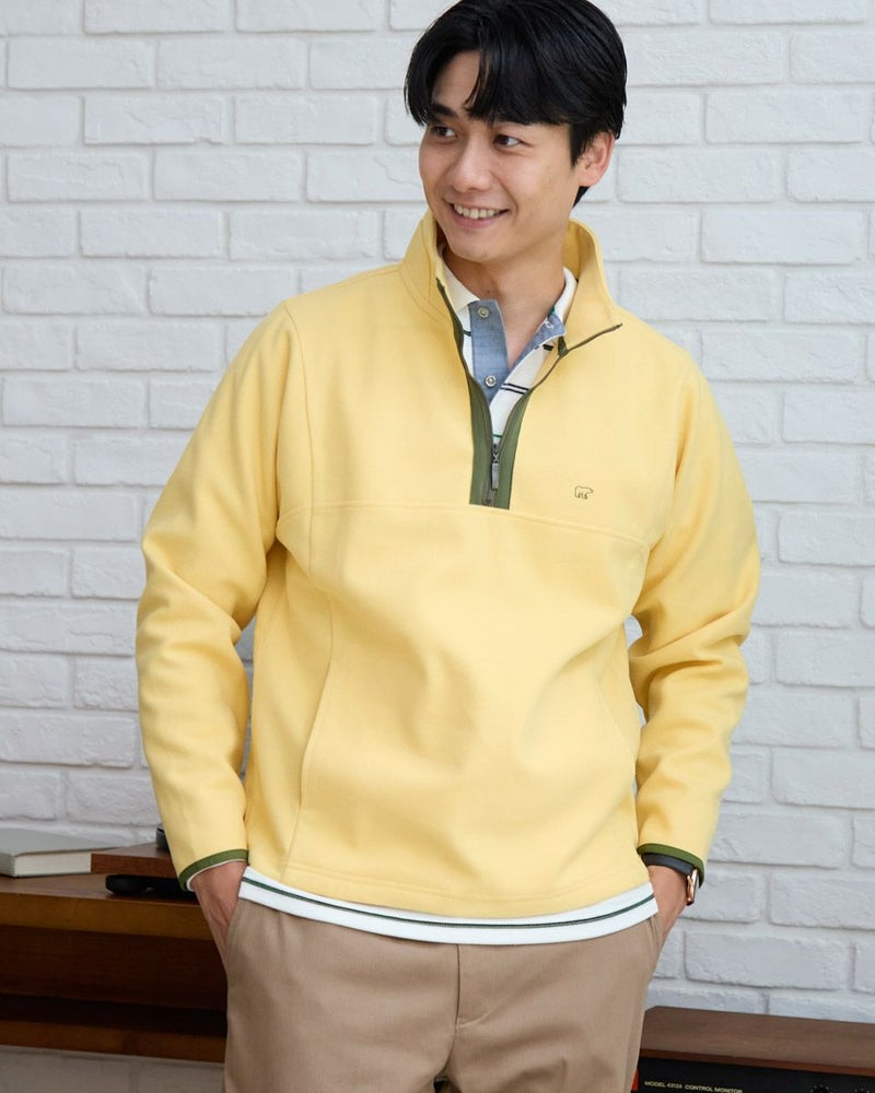 ハーフZIPスウェット