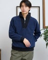 ハーフZIPスウェット